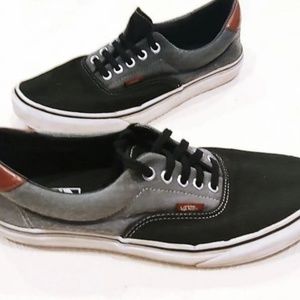Vans ▪️Era 59 Black/Grey Skate Shoes - SZ 9